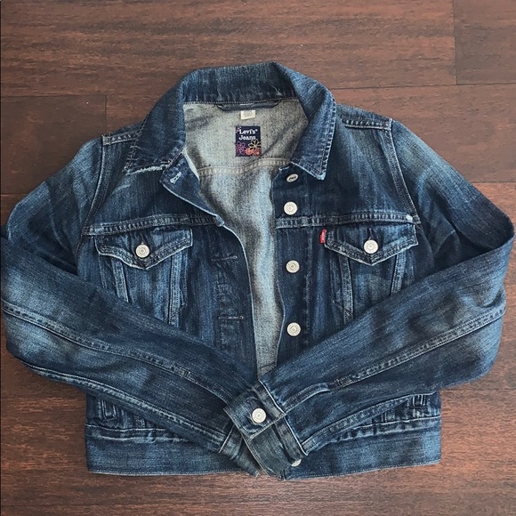 levis girls jean jacket